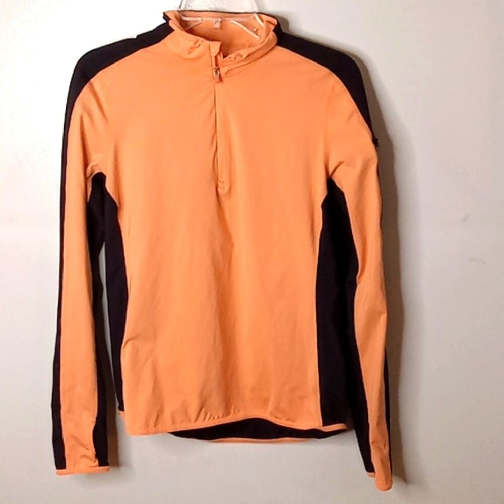 GAP Women's Size Medium Orange and Black Jacket. Athletic